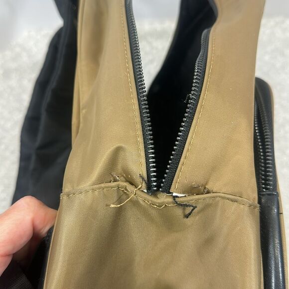 VERSACE Backpack Back Pack Gold Black - Picture 10 of 12